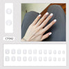 Elegant Minimalist Press-On Nail Set (24pcs) (DESIGN 7469)