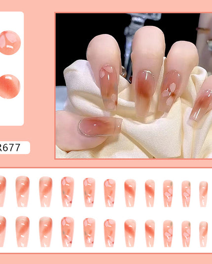 Elegant Minimalist Press-On Nail Set (24pcs) (DESIGN 7415)