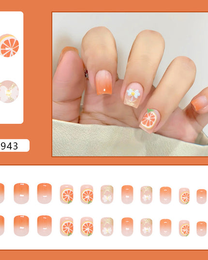 Elegant Minimalist Press-On Nail Set (24pcs) (DESIGN 7404)