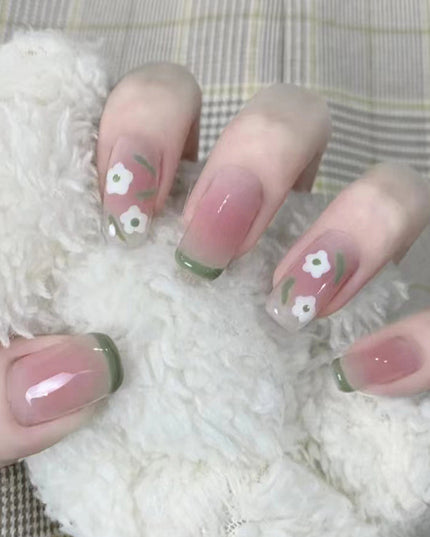 Elegant Minimalist Press-On Nail Set (24pcs) (DESIGN 7367)