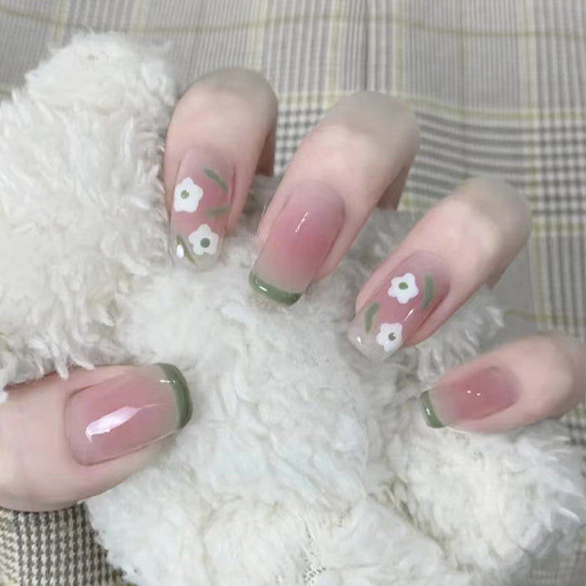 Elegant Minimalist Press-On Nail Set (24pcs) (DESIGN 7367)