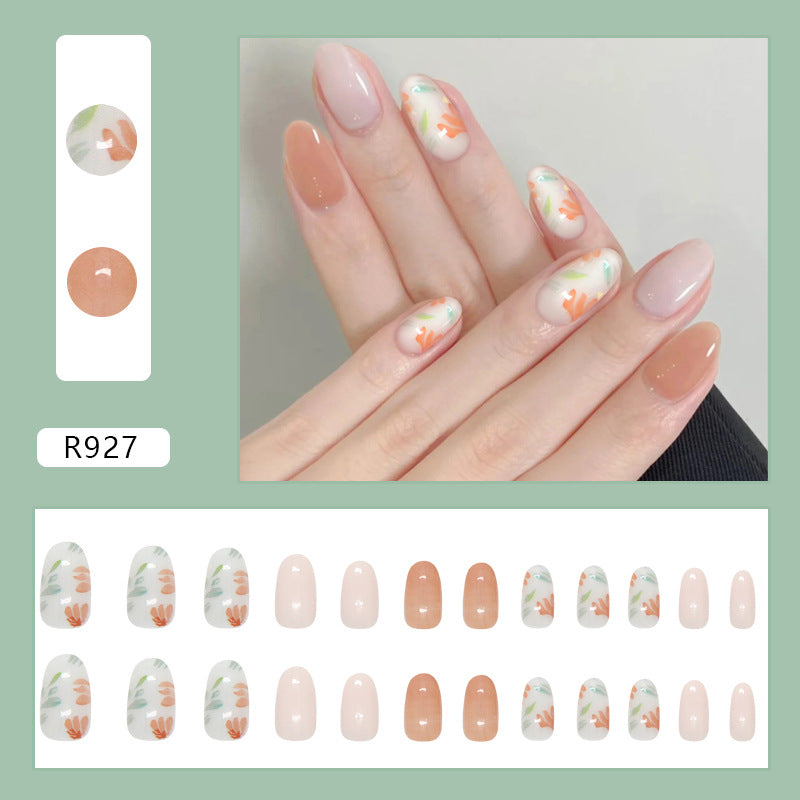 Elegant Minimalist Press-On Nail Set (24pcs) (DESIGN 7356)