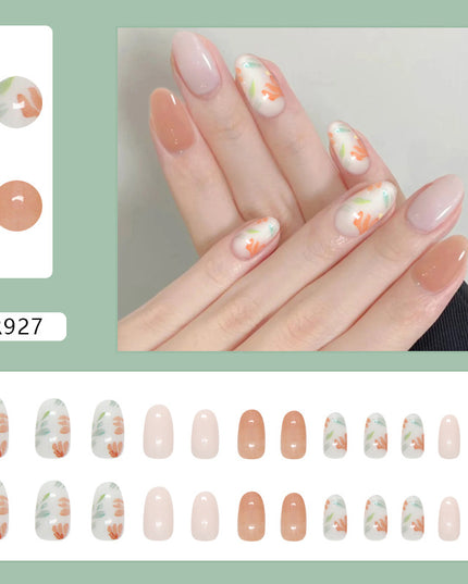 Elegant Minimalist Press-On Nail Set (24pcs) (DESIGN 7356)
