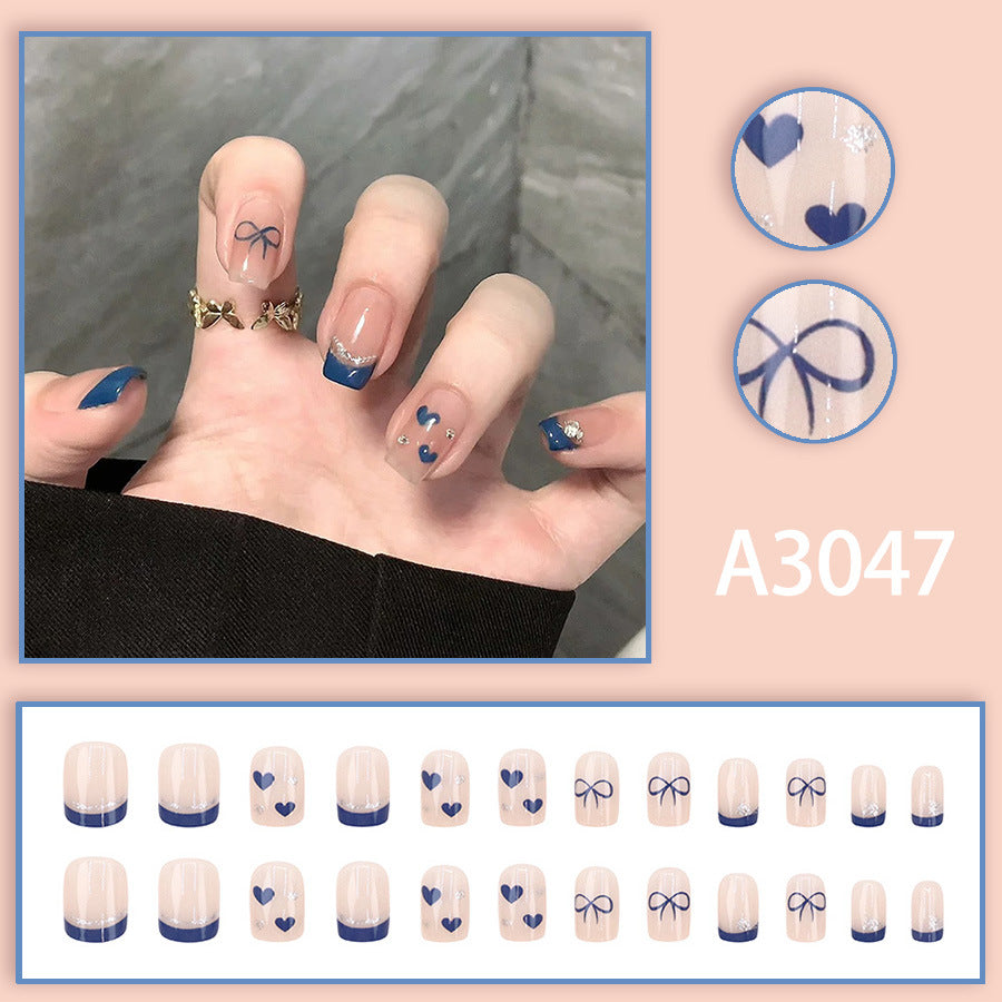 Elegant Minimalist Press-On Nail Set (24pcs) (DESIGN 7583)