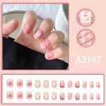 Elegant Minimalist Press-On Nail Set (24pcs) (DESIGN 7664)