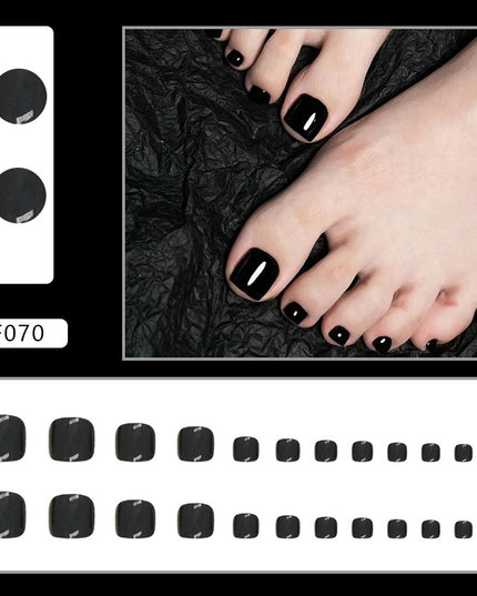 Elegant Minimalist Press-On Nail Set (24pcs) (DESIGN 7484)