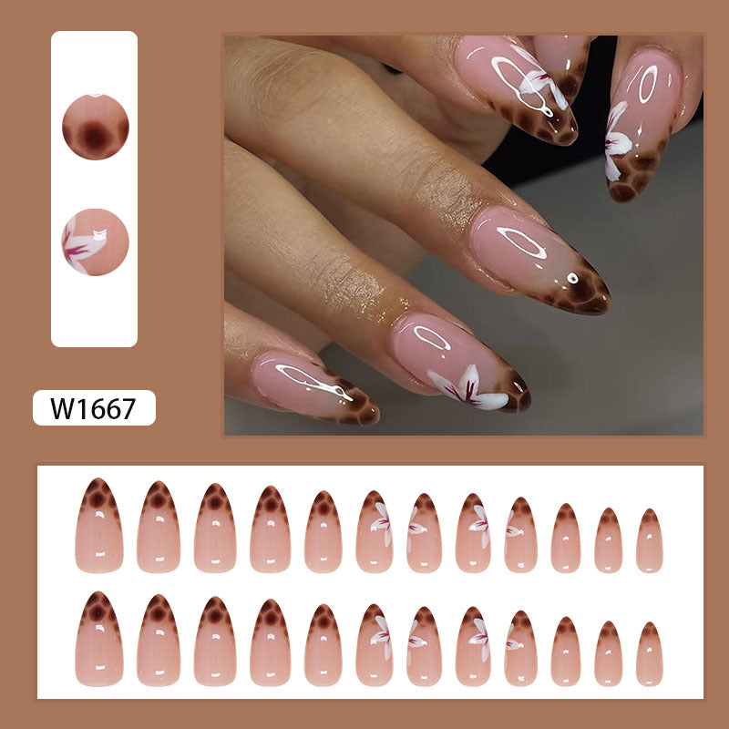 Elegant Minimalist Press-On Nail Set (24pcs) (DESIGN 7388)