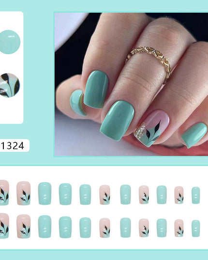 Elegant Minimalist Press-On Nail Set (24pcs) (DESIGN 7442)