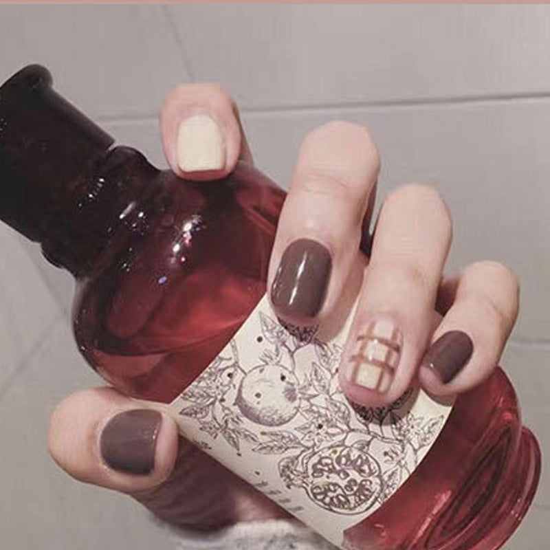 Elegant Minimalist Press-On Nail Set (24pcs) (DESIGN 7315)
