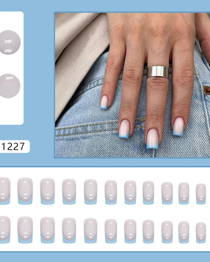 Elegant Minimalist Press-On Nail Set (24pcs) (DESIGN 7351)