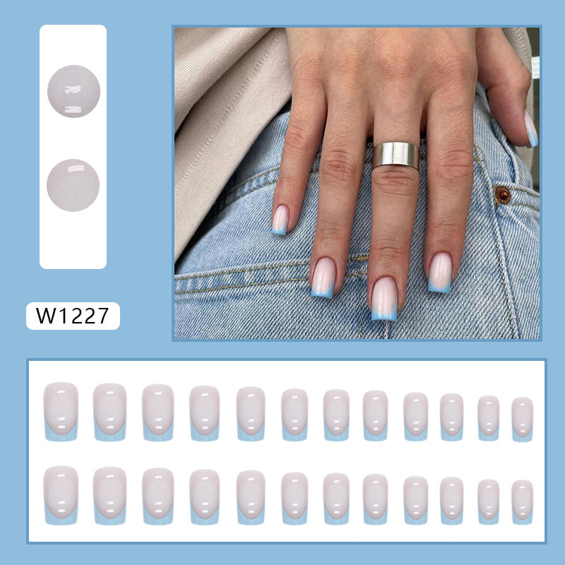Elegant Minimalist Press-On Nail Set (24pcs) (DESIGN 7351)