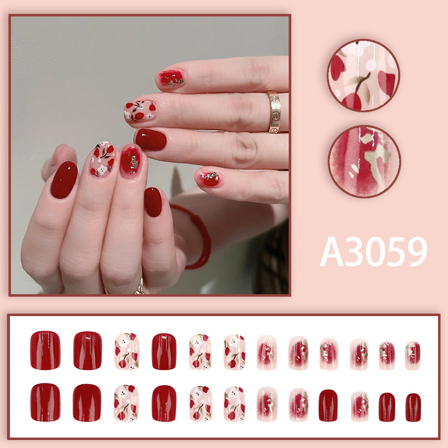 Elegant Minimalist Press-On Nail Set (24pcs) (DESIGN 7592)
