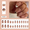 Elegant Minimalist Press-On Nail Set (24pcs) (DESIGN 7385)