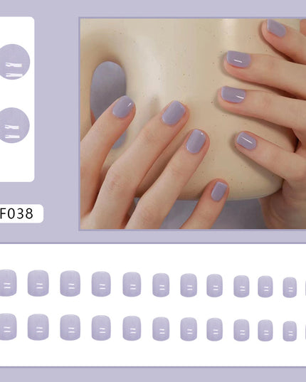 Elegant Minimalist Press-On Nail Set (24pcs) (DESIGN 7468)