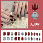 Elegant Minimalist Press-On Nail Set (24pcs) (DESIGN 7578)