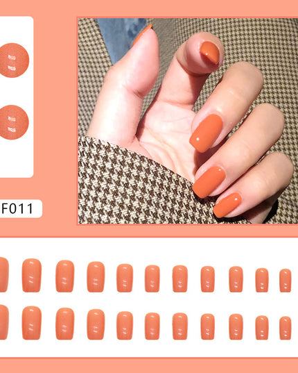 Elegant Minimalist Press-On Nail Set (24pcs) (DESIGN 7419)