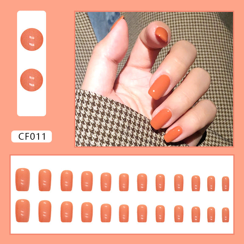 Elegant Minimalist Press-On Nail Set (24pcs) (DESIGN 7419)