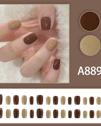 Elegant Minimalist Press-On Nail Set (24pcs) (DESIGN 7536)