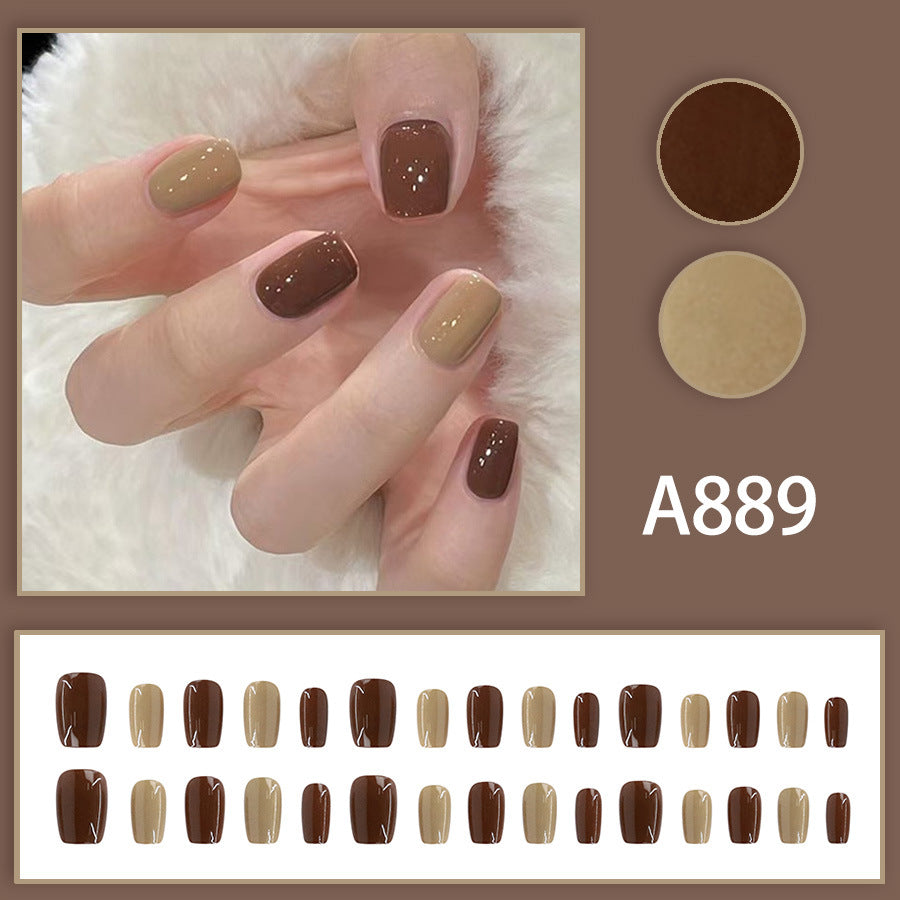 Elegant Minimalist Press-On Nail Set (24pcs) (DESIGN 7536)