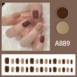 Elegant Minimalist Press-On Nail Set (24pcs) (DESIGN 7536)