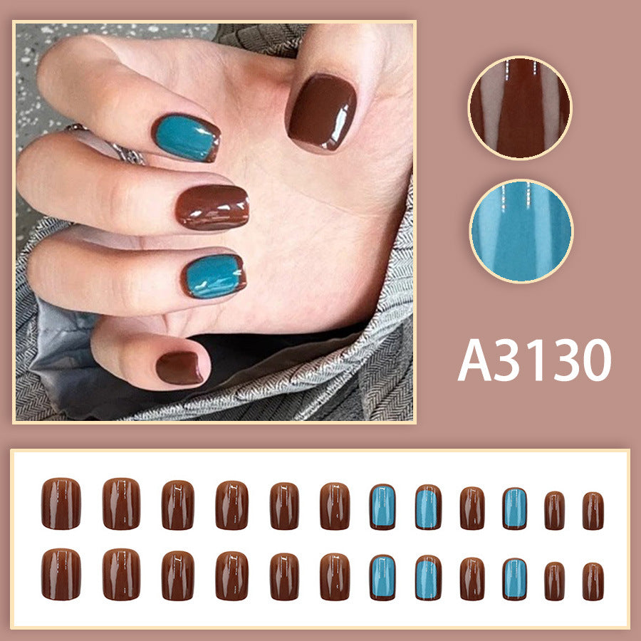 Elegant Minimalist Press-On Nail Set (24pcs) (DESIGN 7651)