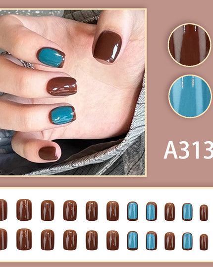 Elegant Minimalist Press-On Nail Set (24pcs) (DESIGN 7651)