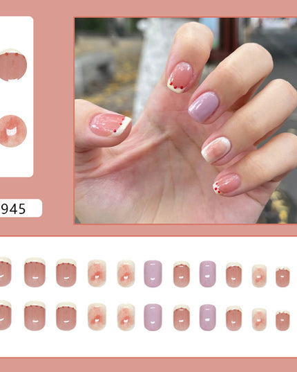 Elegant Minimalist Press-On Nail Set (24pcs) (DESIGN 7312)