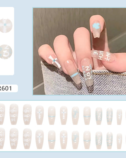 Elegant Minimalist Press-On Nail Set (24pcs) (DESIGN 7457)