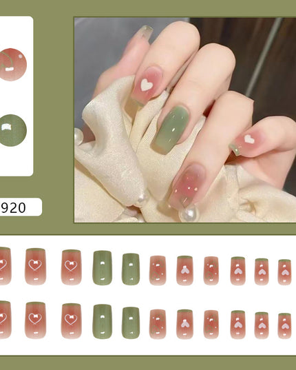 Elegant Minimalist Press-On Nail Set (24pcs) (DESIGN 7399)