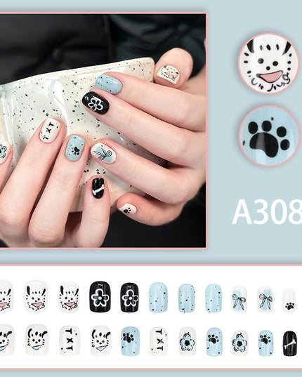 Elegant Minimalist Press-On Nail Set (24pcs) (DESIGN 7610)