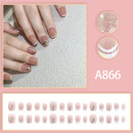 Elegant Minimalist Press-On Nail Set (24pcs) (DESIGN 7517)