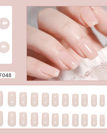 Elegant Minimalist Press-On Nail Set (24pcs) (DESIGN 7382)