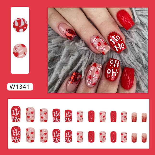 Elegant Minimalist Press-On Nail Set (24pcs) (DESIGN 7438)