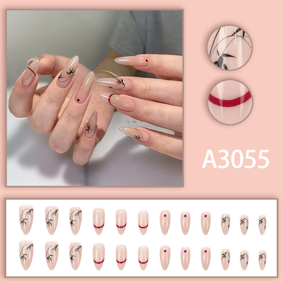 Elegant Minimalist Press-On Nail Set (24pcs) (DESIGN 7588)