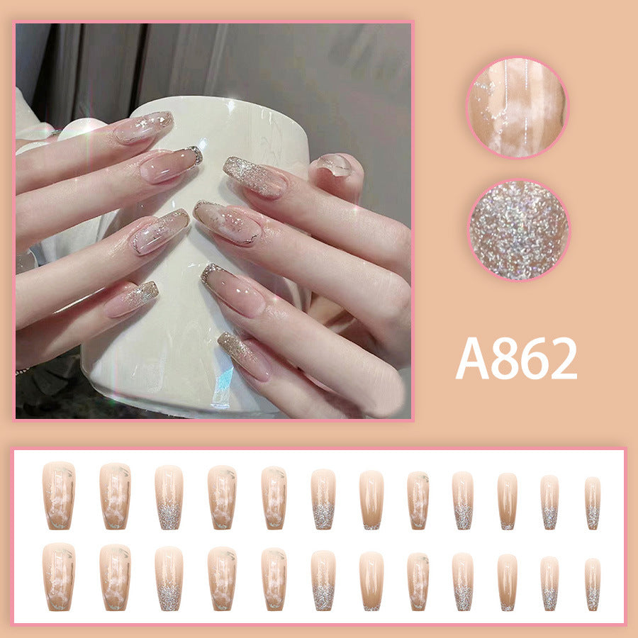Elegant Minimalist Press-On Nail Set (24pcs) (DESIGN 7513)