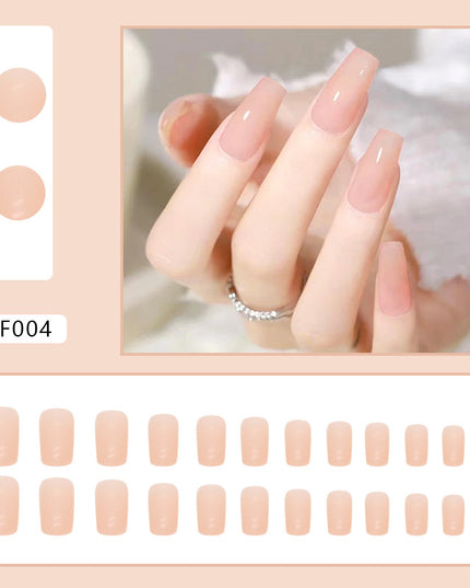Elegant Minimalist Press-On Nail Set (24pcs) (DESIGN 7462)