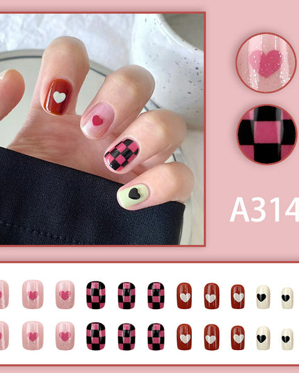 Elegant Minimalist Press-On Nail Set (24pcs) (DESIGN 7660)