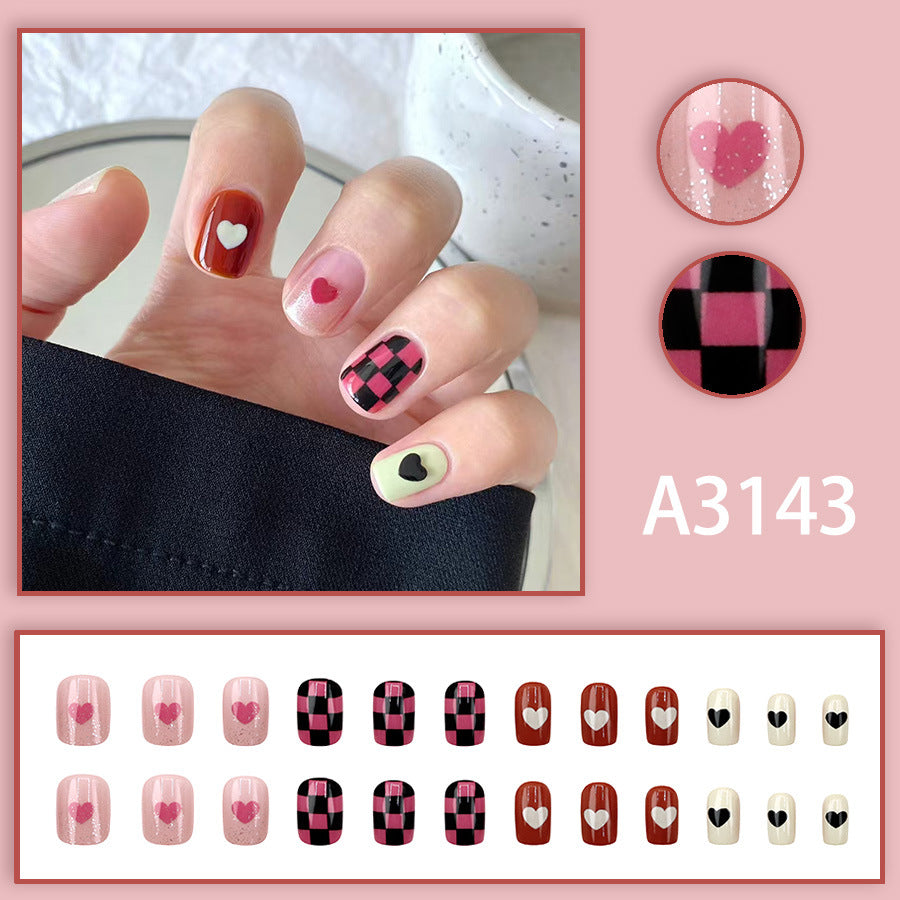 Elegant Minimalist Press-On Nail Set (24pcs) (DESIGN 7660)