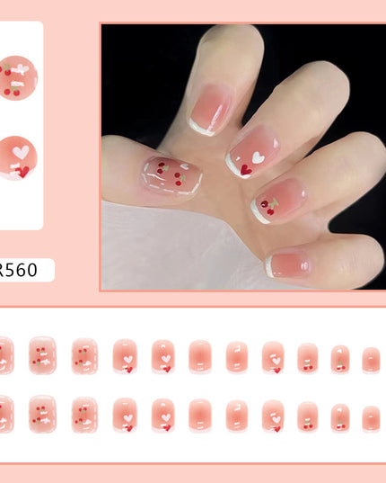 Elegant Minimalist Press-On Nail Set (24pcs) (DESIGN 7368)