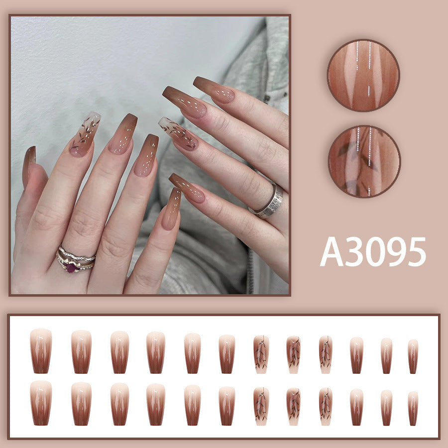 Elegant Minimalist Press-On Nail Set (24pcs) (DESIGN 7622)