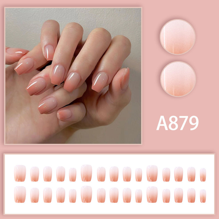 Elegant Minimalist Press-On Nail Set (24pcs) (DESIGN 7527)