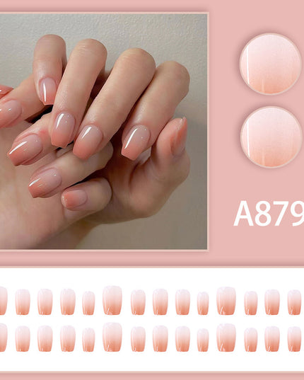 Elegant Minimalist Press-On Nail Set (24pcs) (DESIGN 7527)