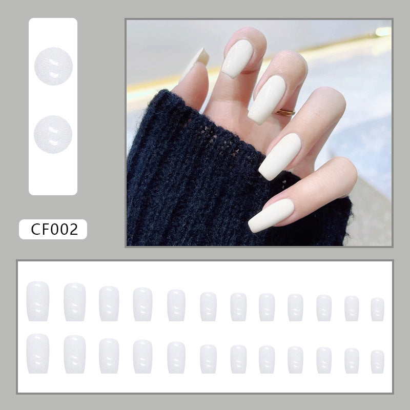 Elegant Minimalist Press-On Nail Set (24pcs) (DESIGN 7373)