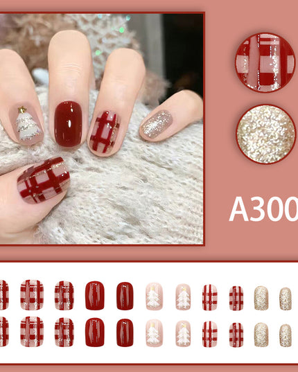 Elegant Minimalist Press-On Nail Set (24pcs) (DESIGN 7543)