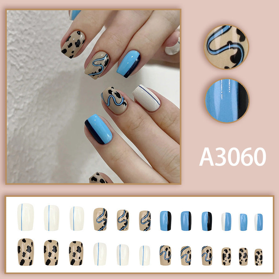 Elegant Minimalist Press-On Nail Set (24pcs) (DESIGN 7593)