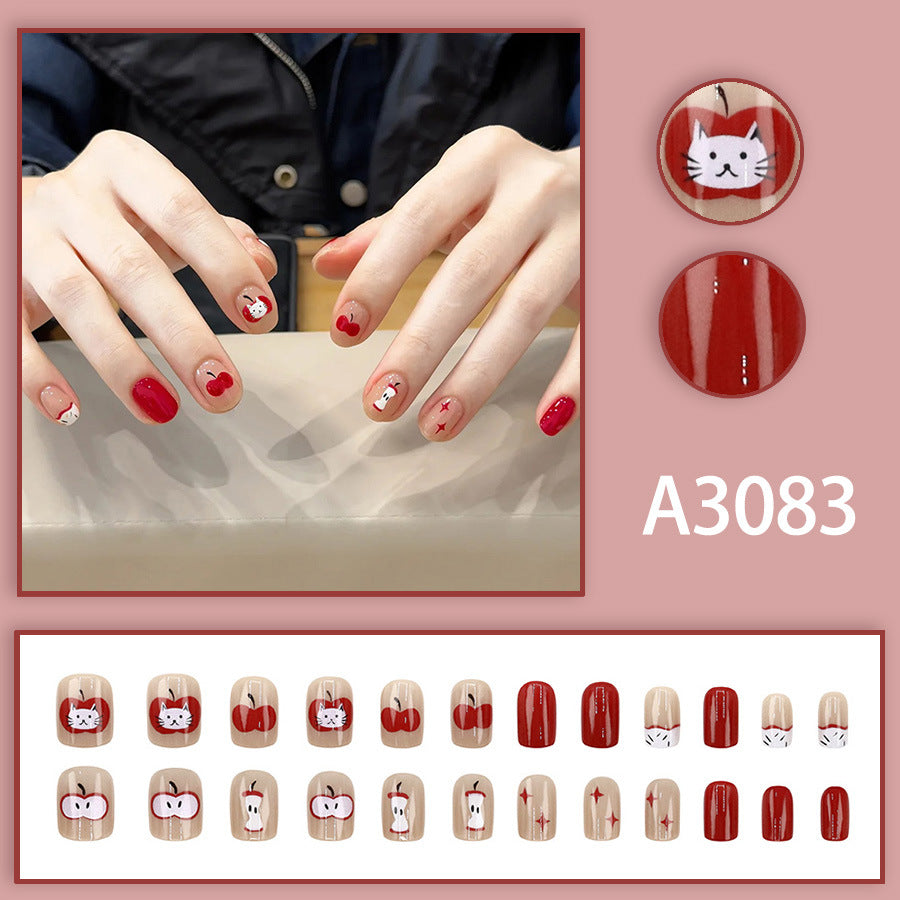 Elegant Minimalist Press-On Nail Set (24pcs) (DESIGN 7612)