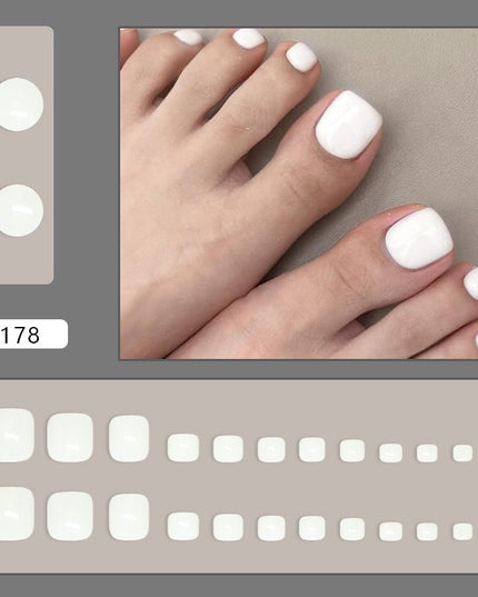 Elegant Minimalist Press-On Nail Set (24pcs) (DESIGN 7488)