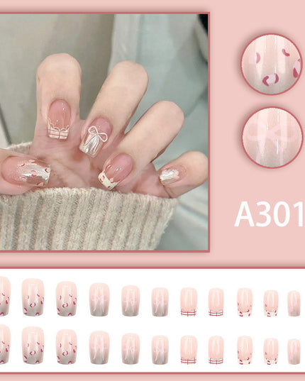 Elegant Minimalist Press-On Nail Set (24pcs) (DESIGN 7557)
