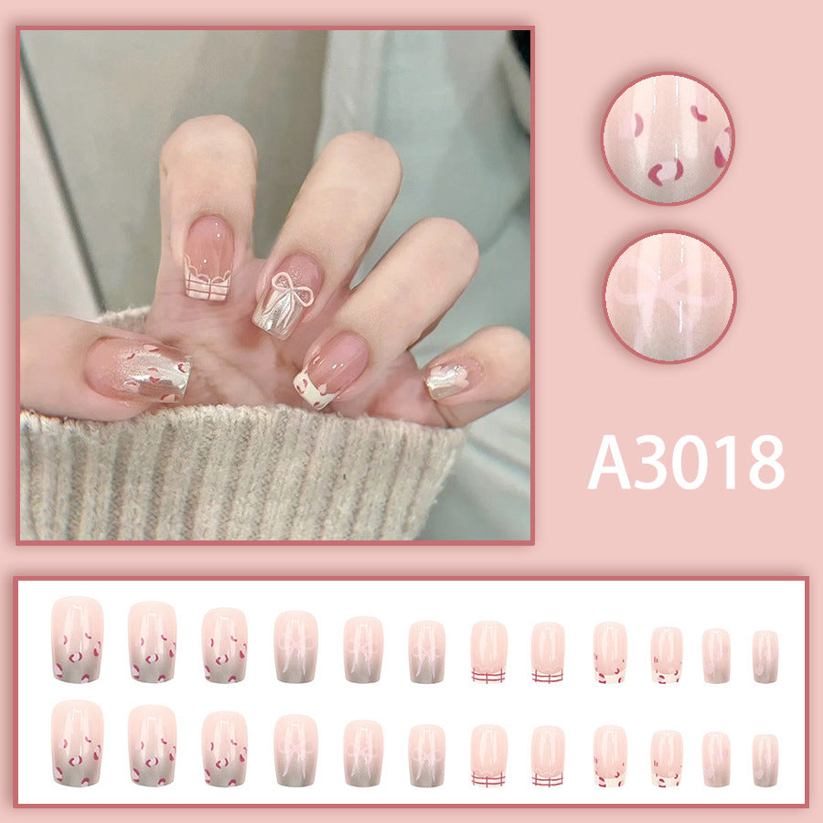 Elegant Minimalist Press-On Nail Set (24pcs) (DESIGN 7557)