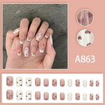 Elegant Minimalist Press-On Nail Set (24pcs) (DESIGN 7514)